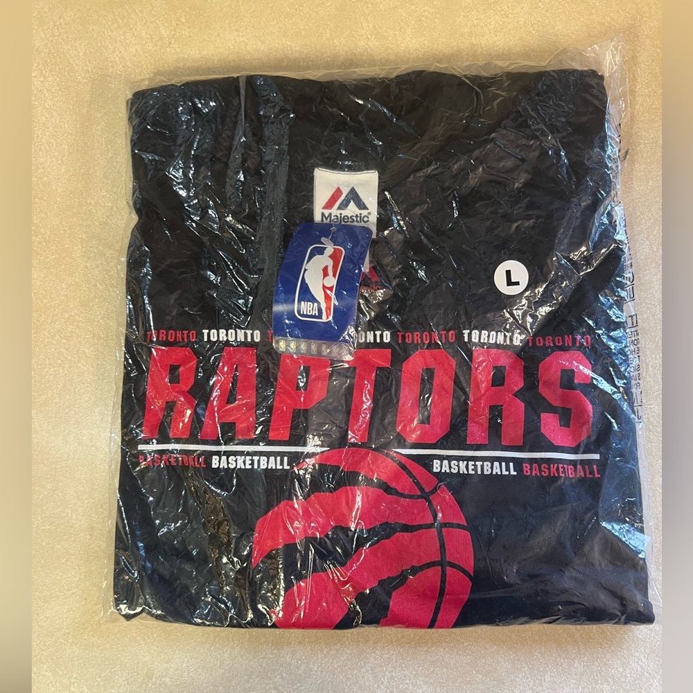 Nba raptors tee shirt men’s large brand new